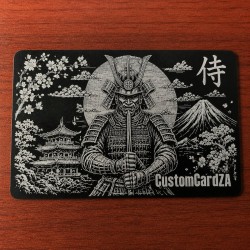 Samurai Metal Card