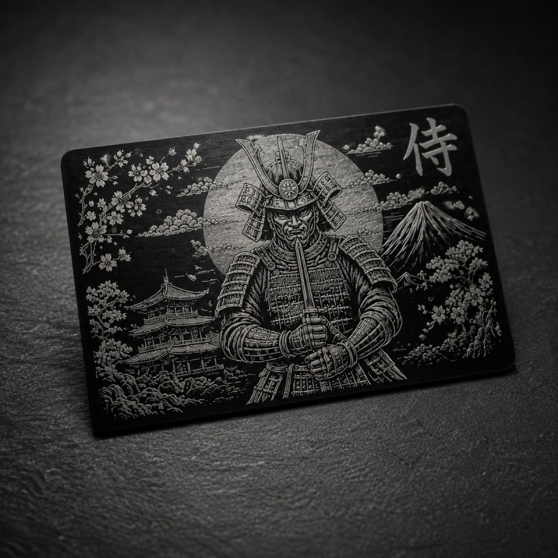 Samurai Metal Card