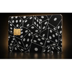 High Roller Dice Metal Card | CustomCardZA