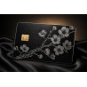 Floral Elegance Metal Card | CustomCardZA