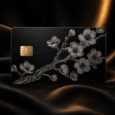 Floral Elegance Metal Card | CustomCardZA
