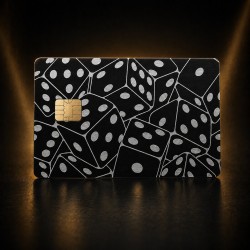 High Roller Dice Metal Card | CustomCardZA